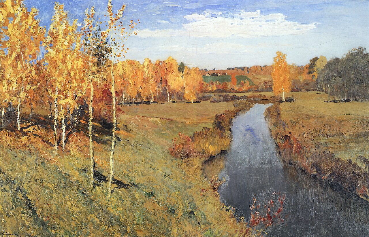 Golden Autumn by Isaac Levitan