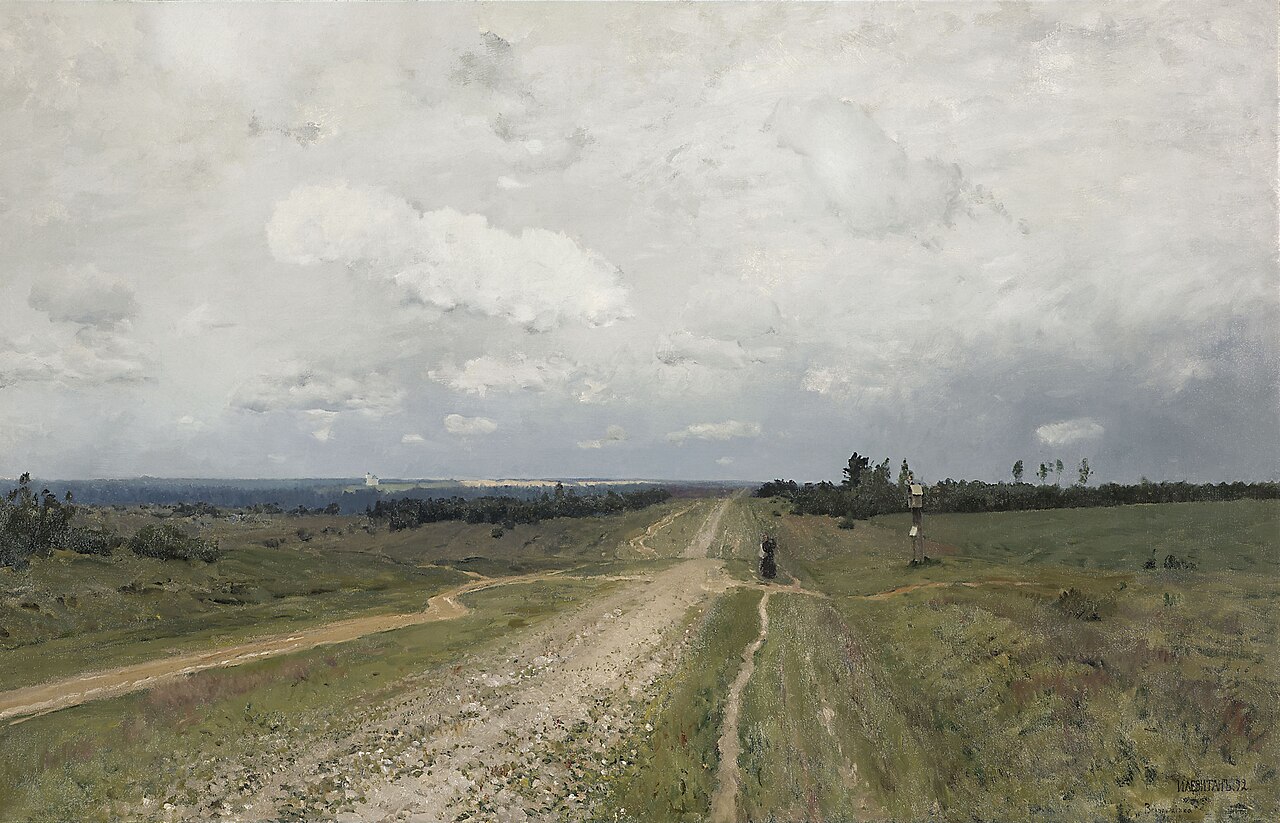 The Vladimirka by Isaac Levitan