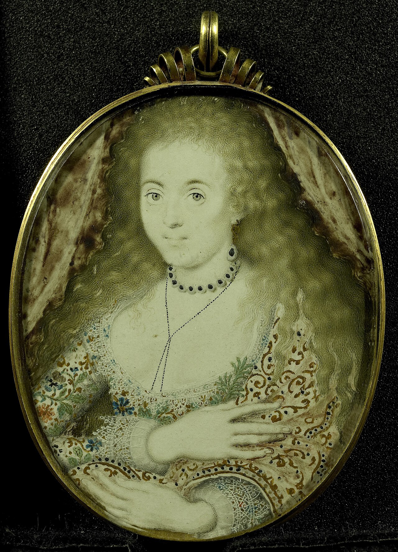 Arabella Stuart by Isaac Oliver
