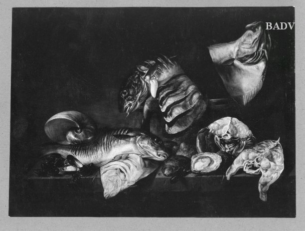 Stillife with fishes by Isaac van Duynen
