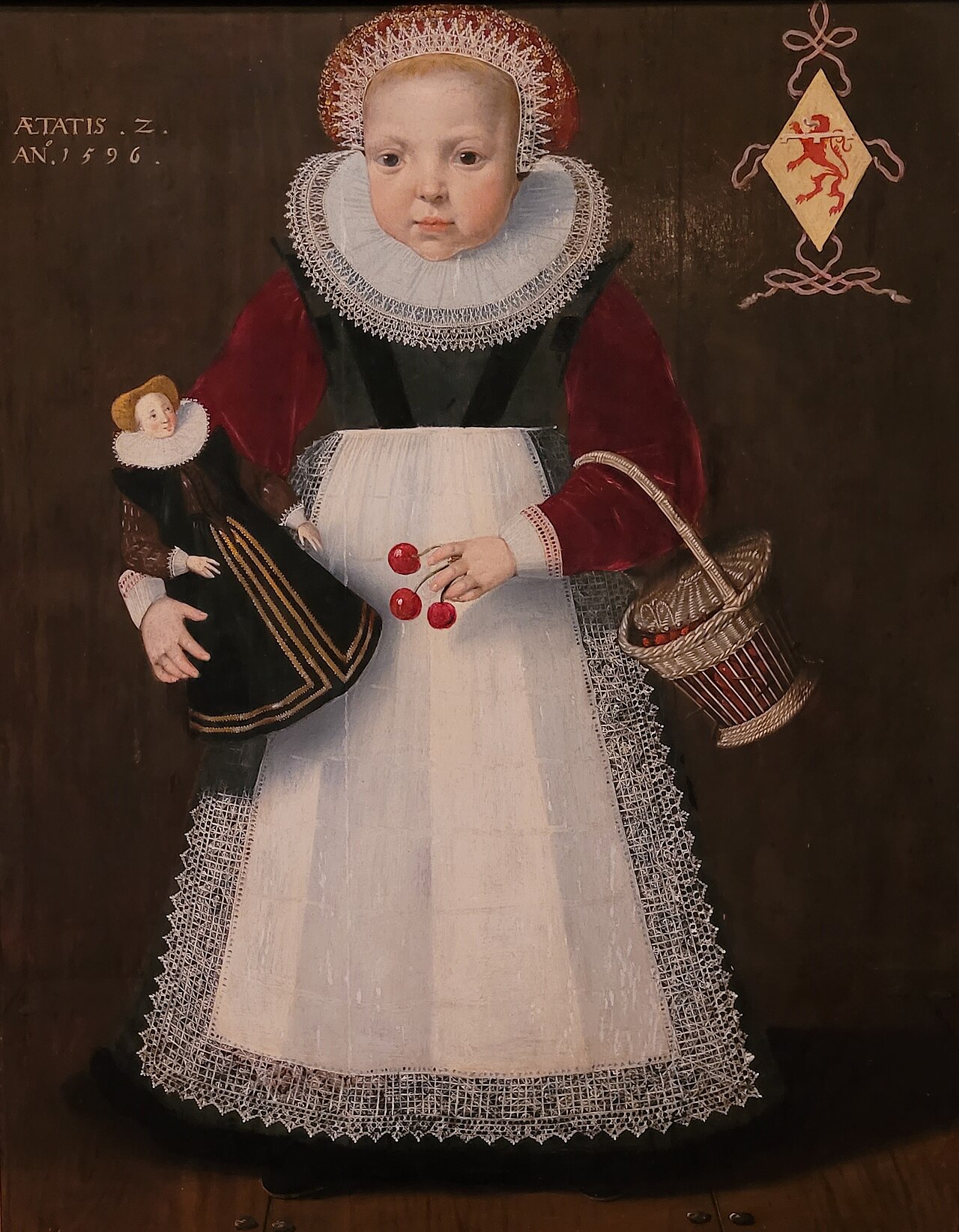 Portrait of Catharina van Warmondt by Isaac van Swanenburg