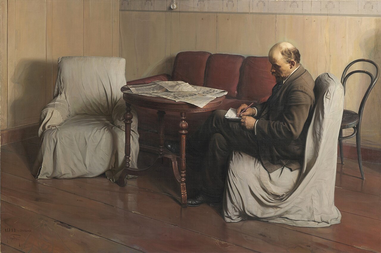 Vladimir Lenin in Smolny by Isaak Brodsky