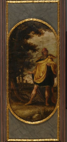 Gdansk ceiling paintings: Allegory of Diligence by Isaak van den Blocke
