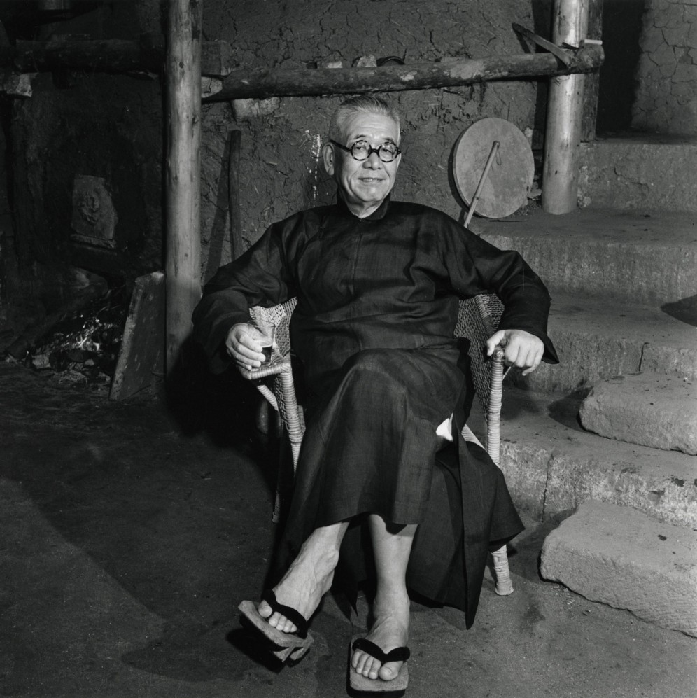Portrait of Kitaoji Rosanjin by Isamu Noguchi