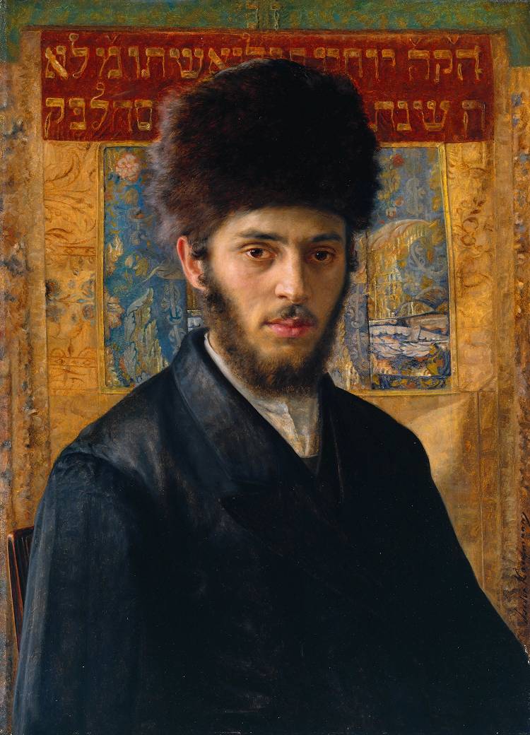Young Rabbi from N. by Isidor Kaufmann