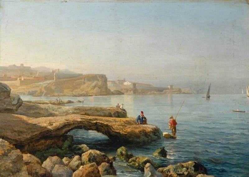 A Mediterranean Seaport by Isidore Dagnan