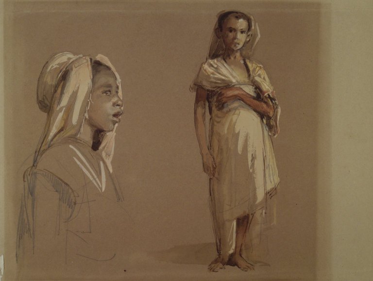Kabyle Children by Isidore Pils