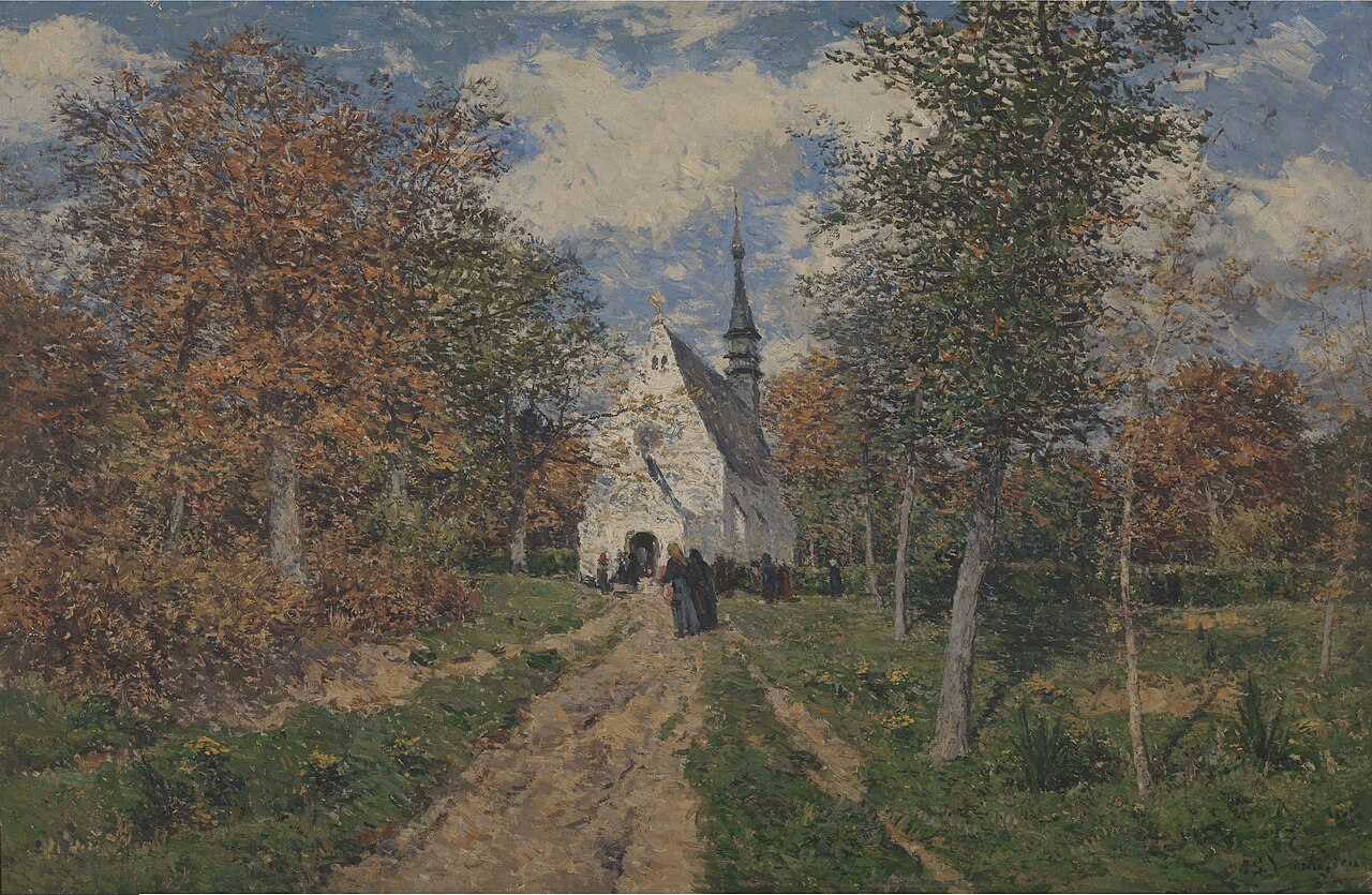 Chapel in the Kempen by Isidore Verheyden