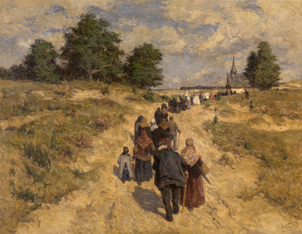 Pilgrimage in the Kempen by Isidore Verheyden