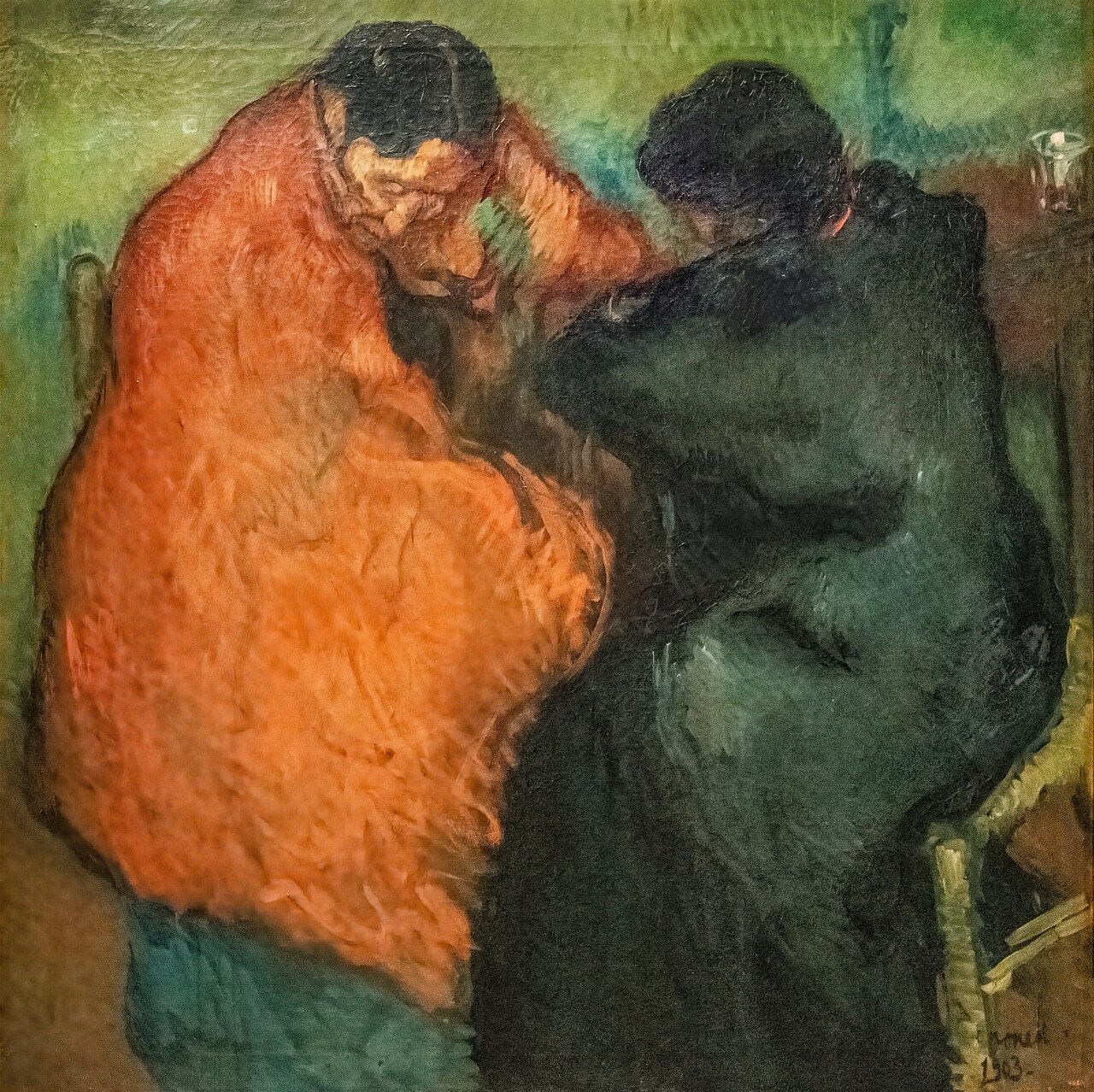 Two Gypsy Women by Isidre Nonell