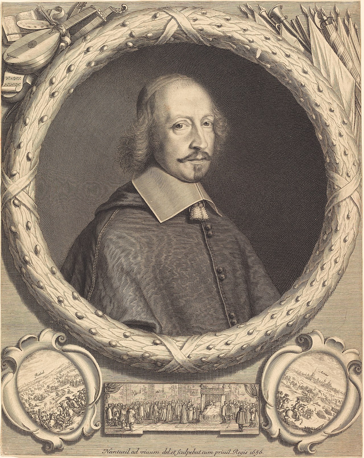 Cardinal Jules Mazarin by Israel Silvestre