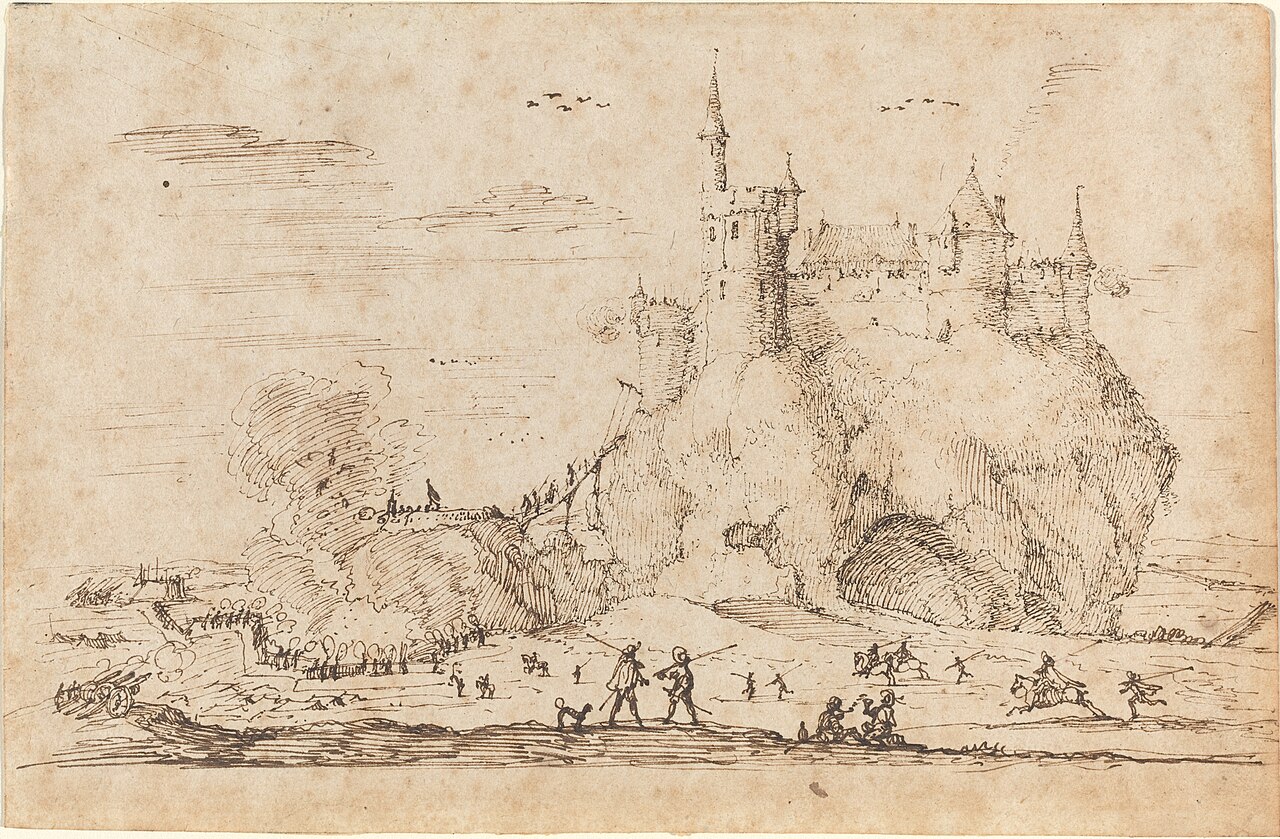 Castle under Siege by Israel Silvestre