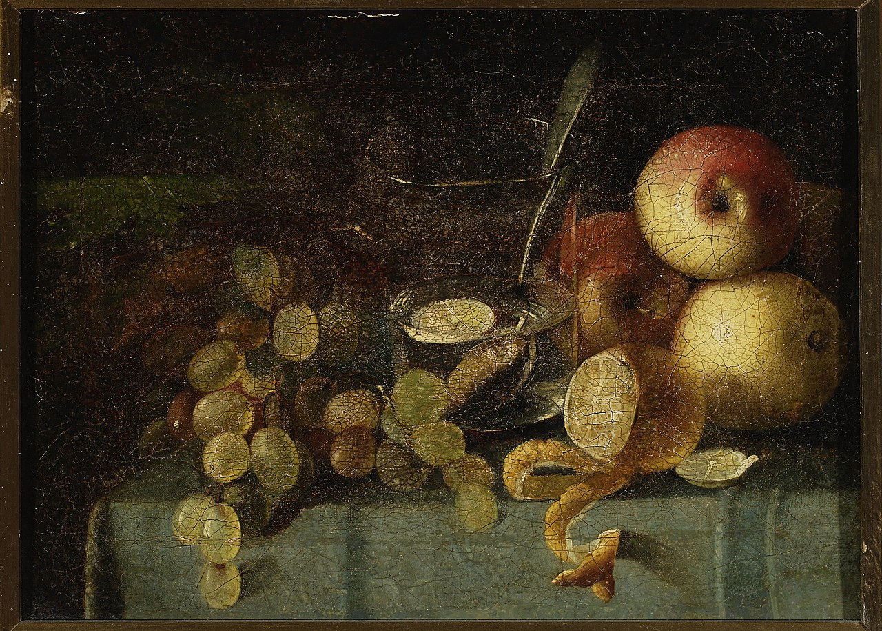 Still life with a glass. by Ivan Khrutsky