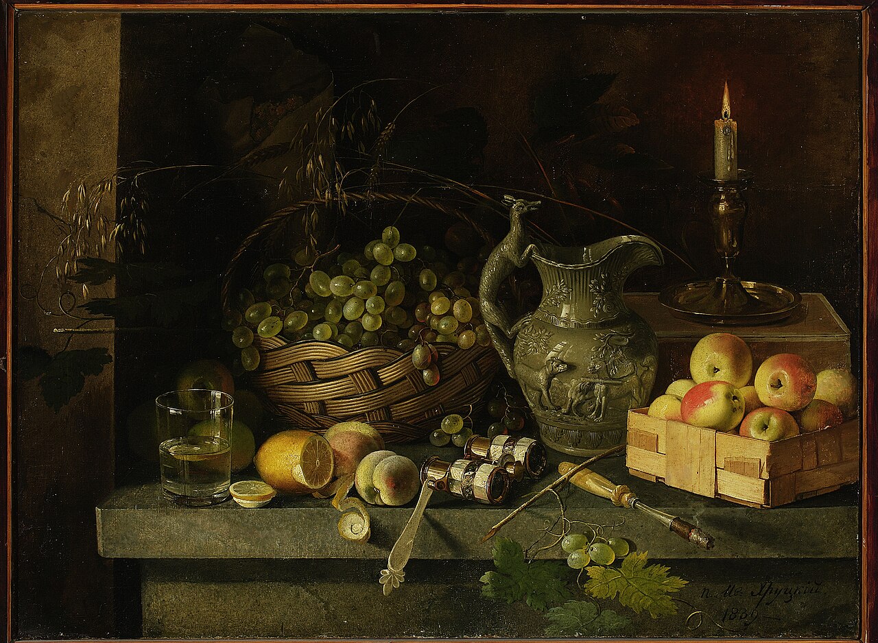 Still Life with a Lorgnette by Ivan Khrutsky