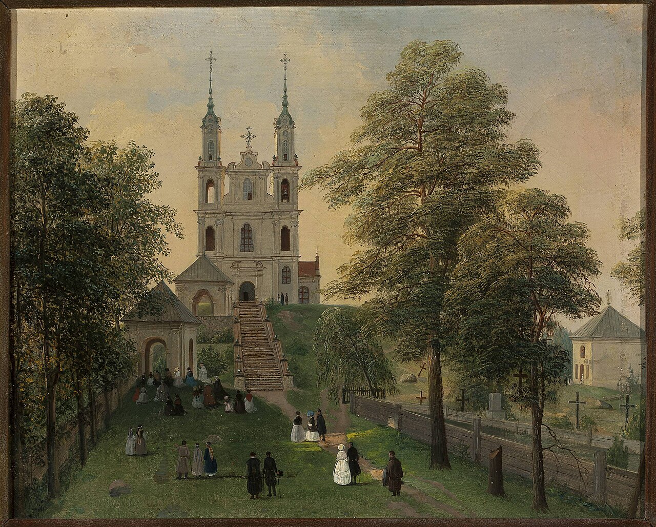 Vilnius Calvary. by Ivan Khrutsky