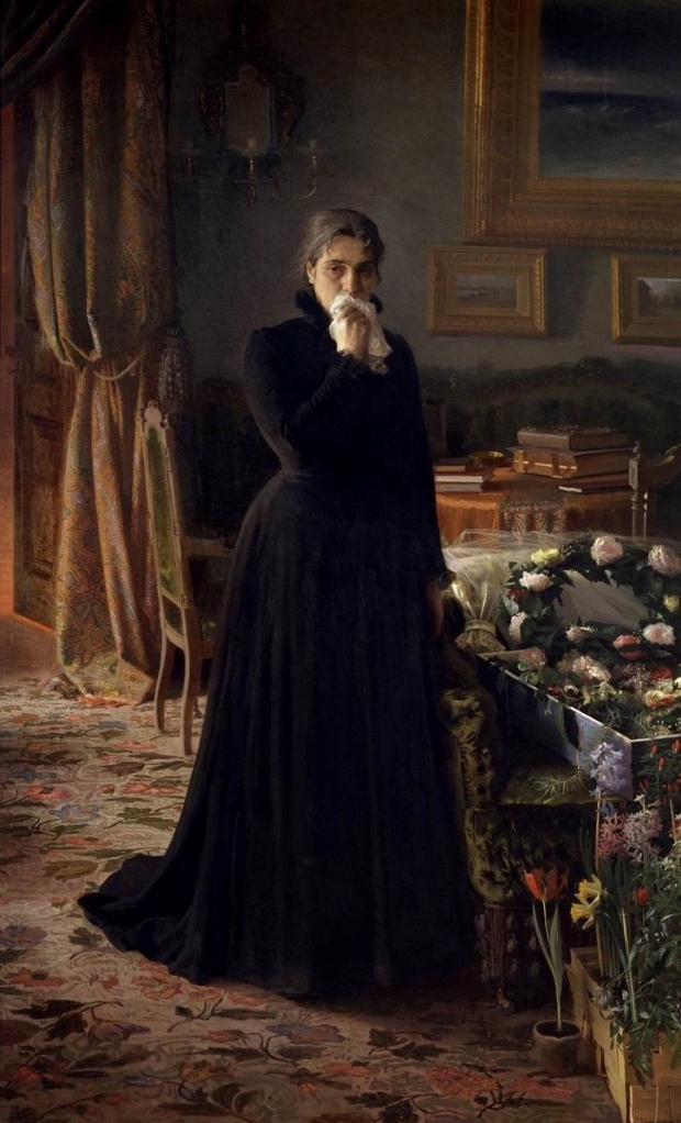 Inconsolable Grief by Ivan Kramskoi