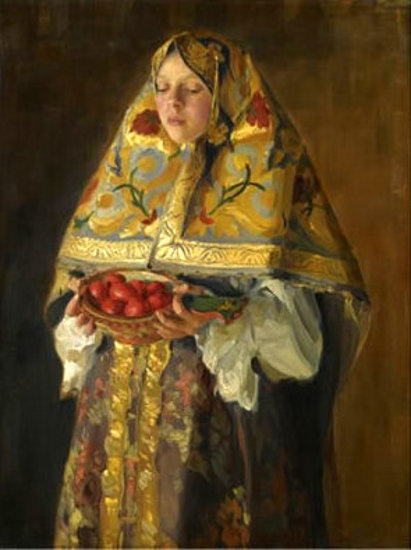 A young russian Girl by Ivan Kulikov
