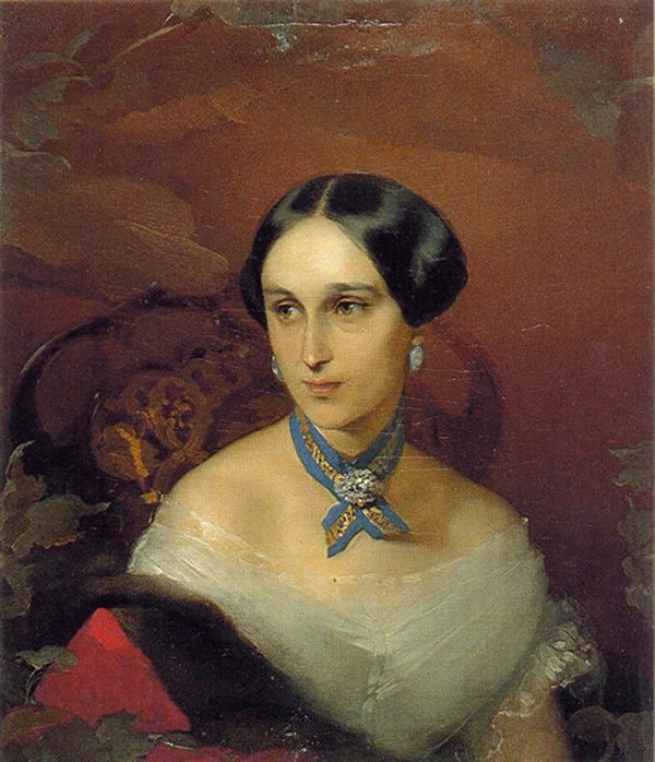 Portrait of Natalia Nikolaïevna Gontcharova by Ivan Makarov