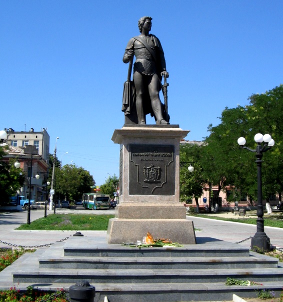 Statue of Grigory Potyomkin in Kherson by Ivan Martos