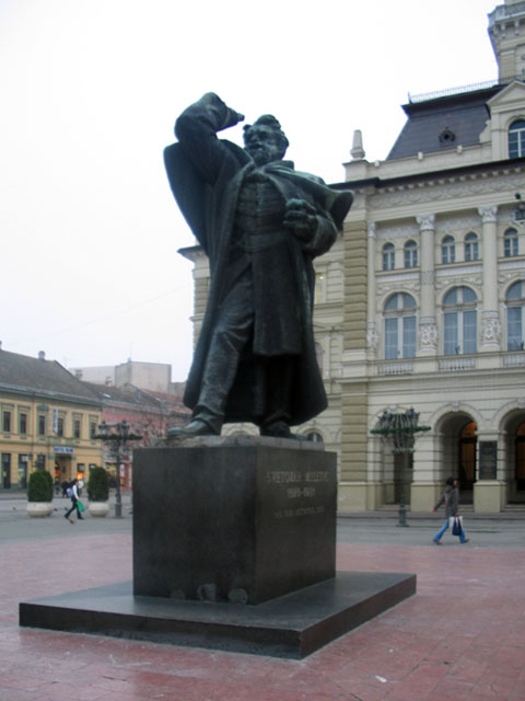 Monument to Svetozar Miletić in Novi Sad by Ivan Meštrović