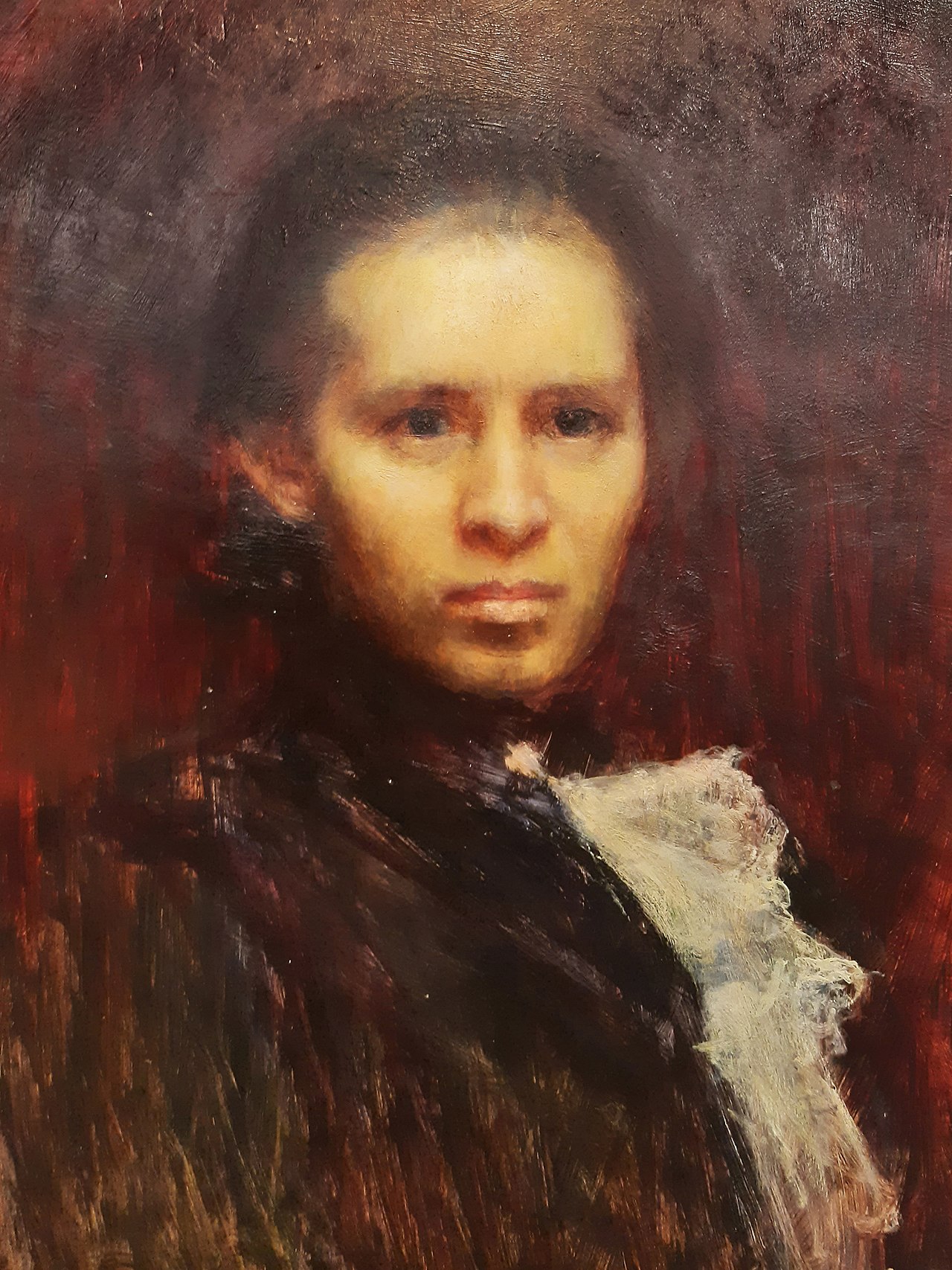 Portrait of Lesya Ukrainka by Ivan Trush