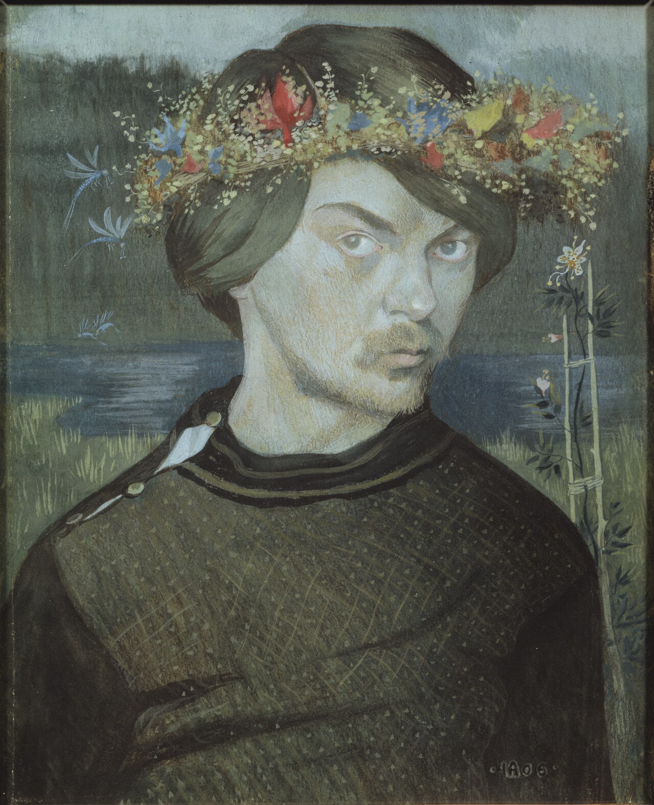Selfportrait by Ivar Arosenius
