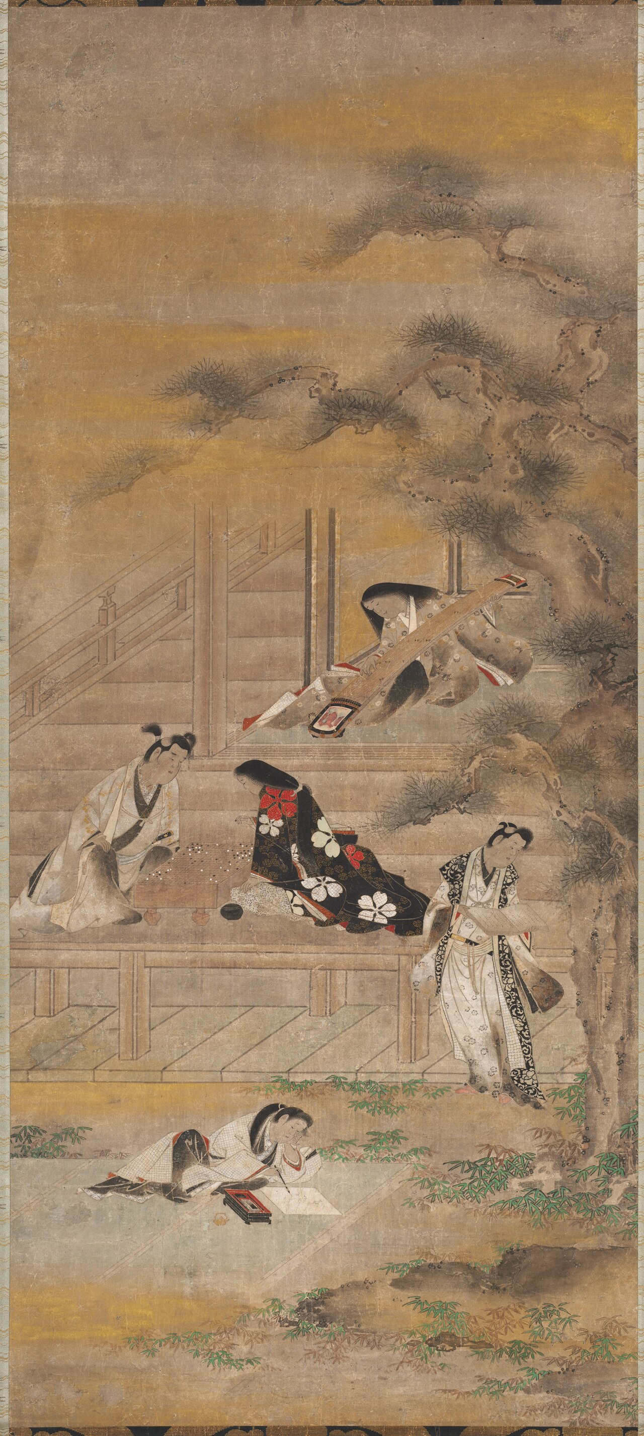 The Four Pleasures by Iwasa Matabē