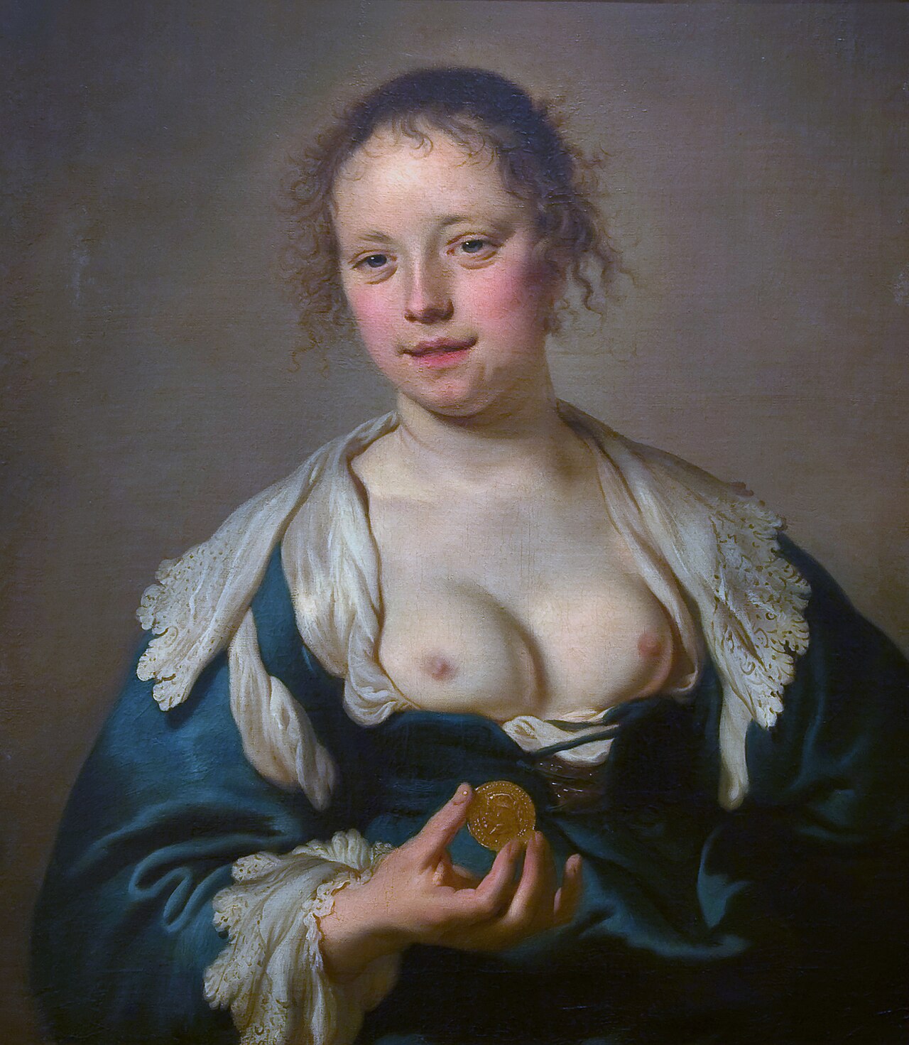 Courtesan by Jacob Adriaensz. Backer, Museu Nacional de Arte Antiga by Jacob Adriaensz Backer