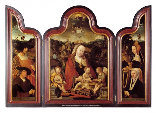 Triptych of Pompeius Occo and his Wife Gerbrich Claesdr. by Jacob Cornelisz van Oostsanen