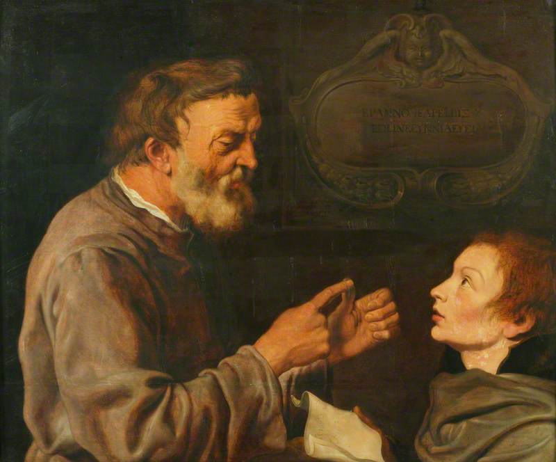 Master and Pupil by Jacob de Gheyn II