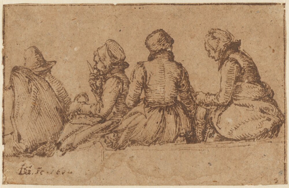 Peasants at Rest by Jacob de Gheyn II