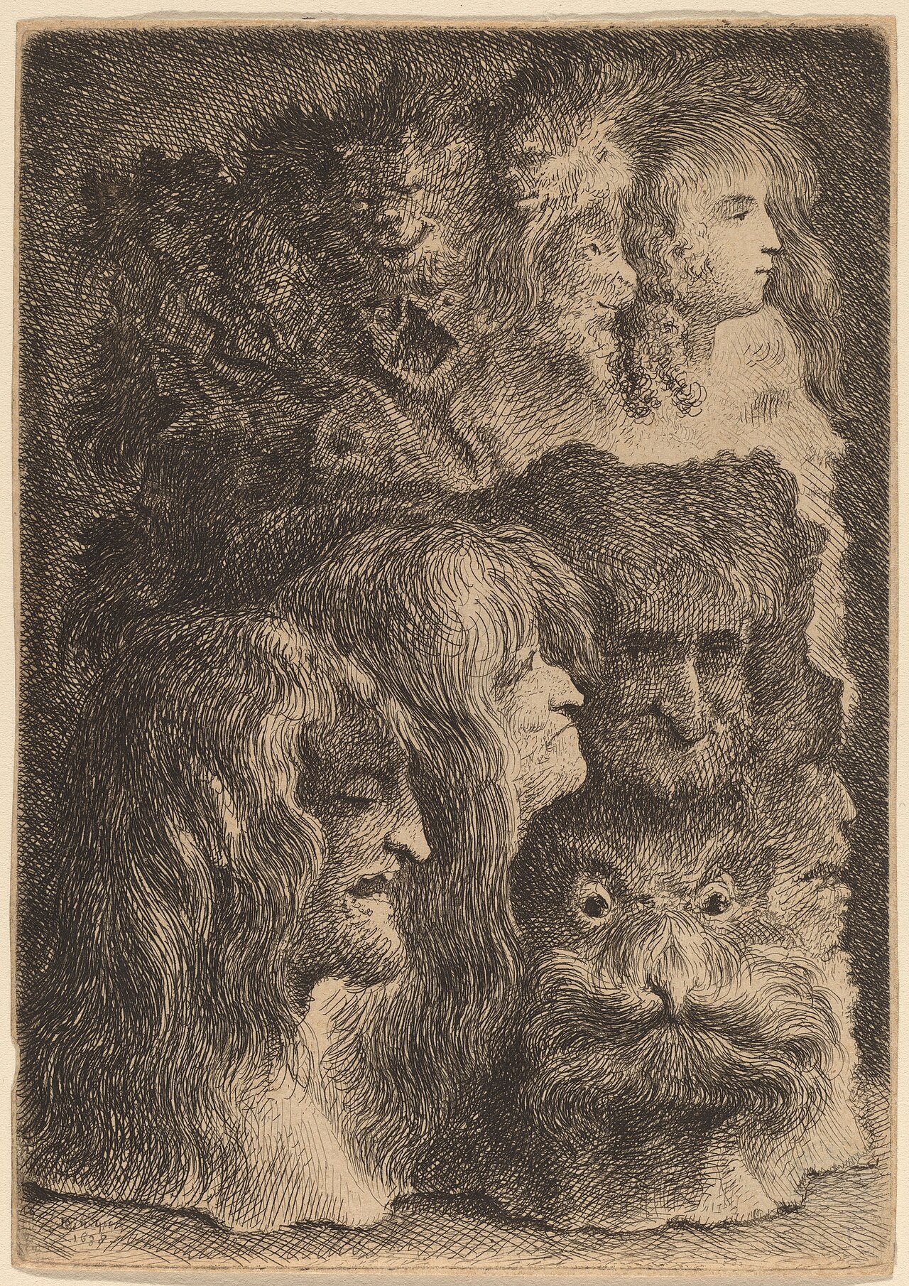 Fantastic Heads by Jacob de Gheyn III