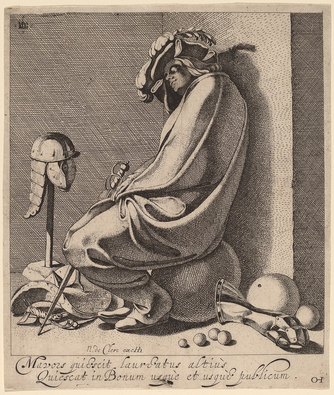 Mars Sleeping by Jacob de Gheyn III
