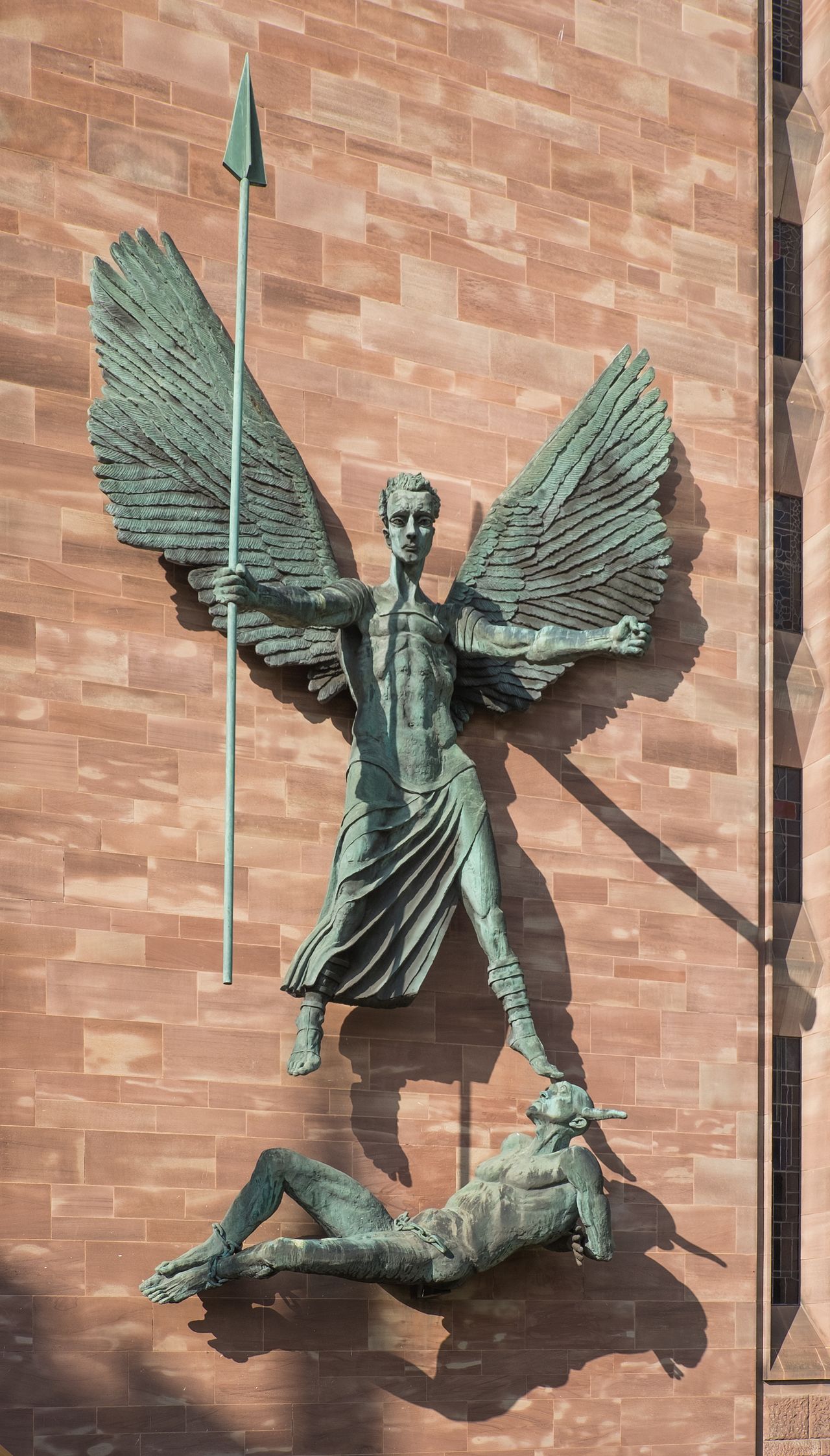 Saint Michael's Victory over the Devil by Jacob Epstein