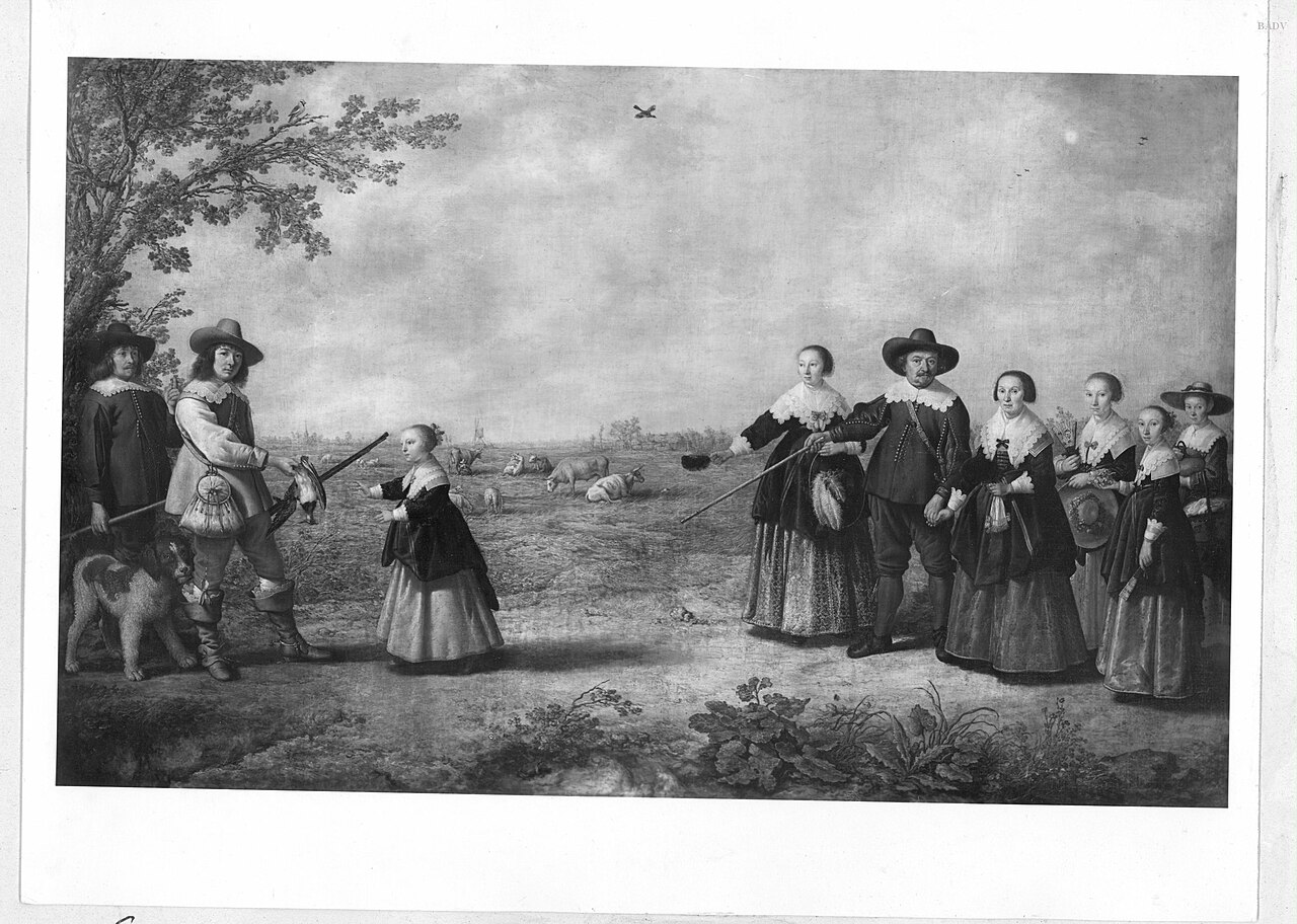 Portrait of a Family in a Landscape by Jacob Gerritsz. Cuyp