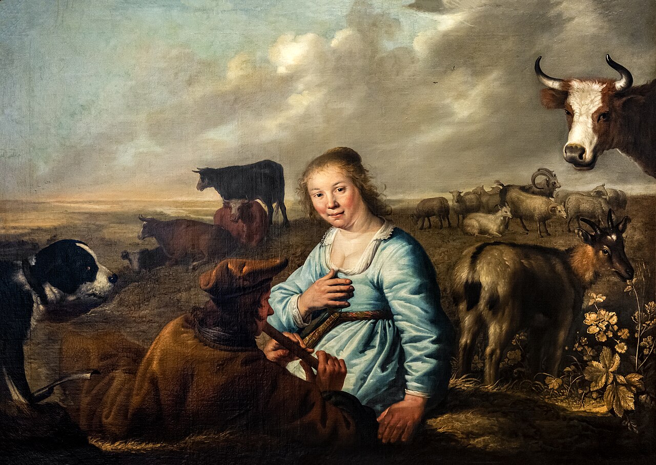 Shepherds in a Landscape by Jacob Gerritsz. Cuyp