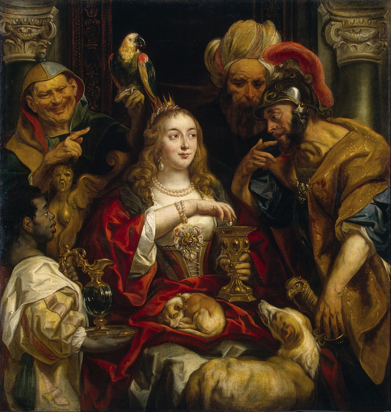 Cleopatra's Feast by Jacob Jordaens