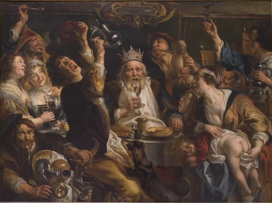The King Drinks by Jacob Jordaens