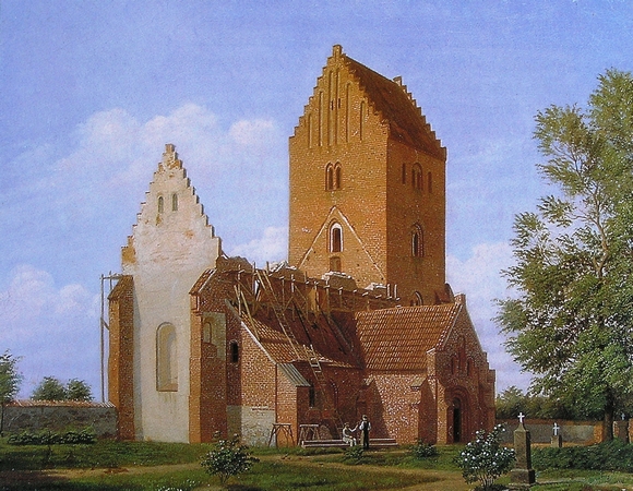 Restoration of Gammel Vor Frue Kirke in Roskilde, Denmark by Jacob Kornerup