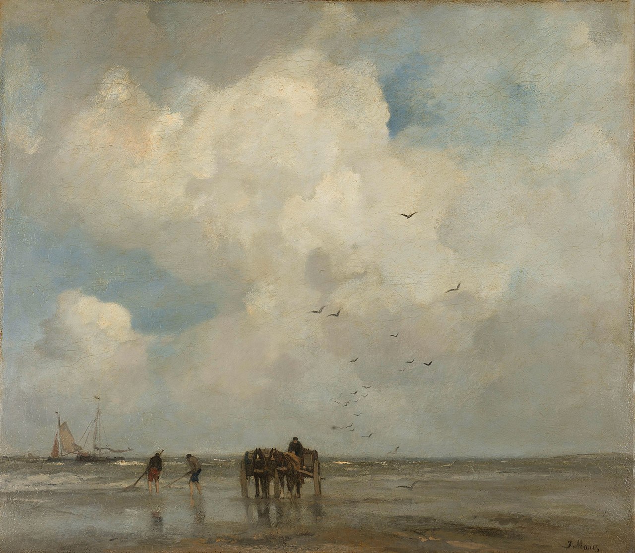 Shellfishing by Jacob Maris