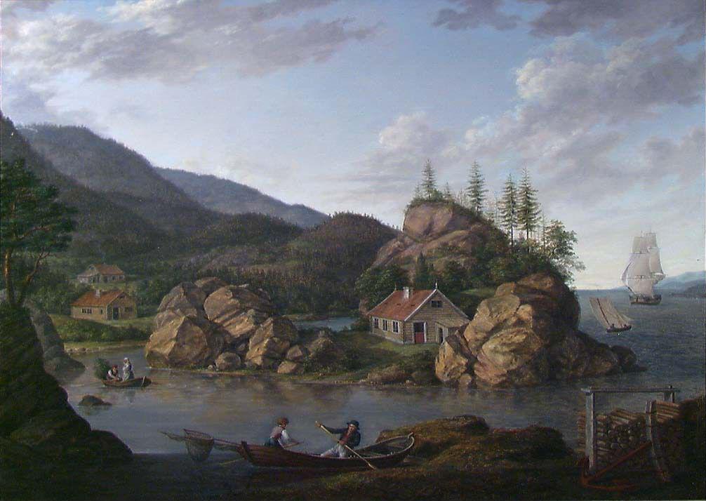 An Outhabour near Moss by Jacob Munch