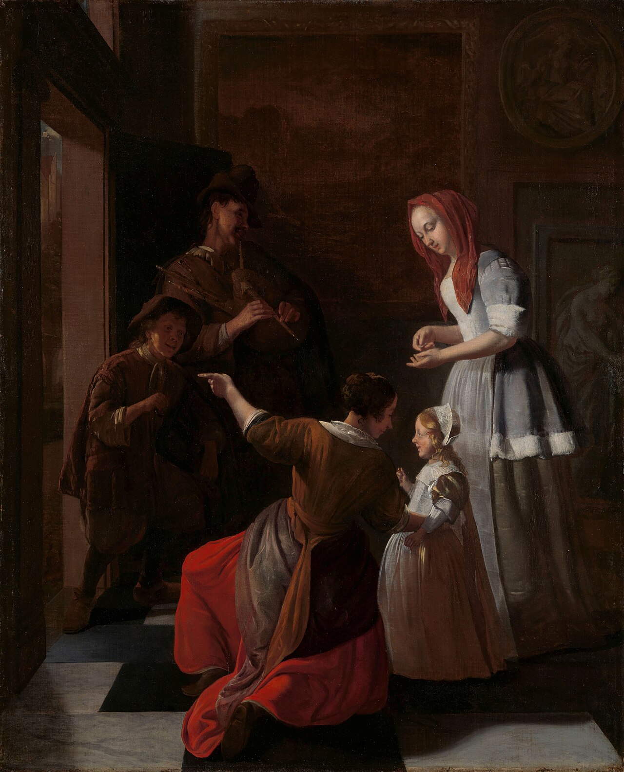The players by Jacob Ochtervelt