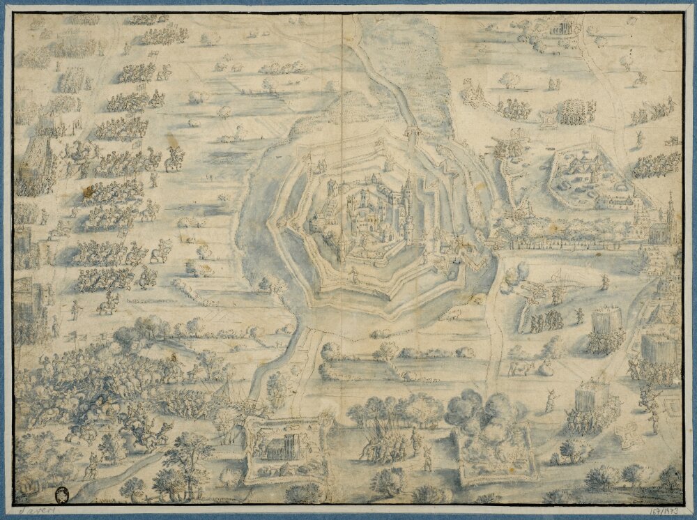 Belägring av en stad by Jacob Savery
