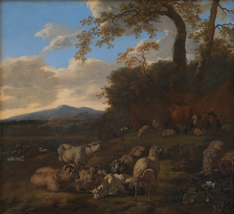 The Flock of Sheep by Jacob van der Does