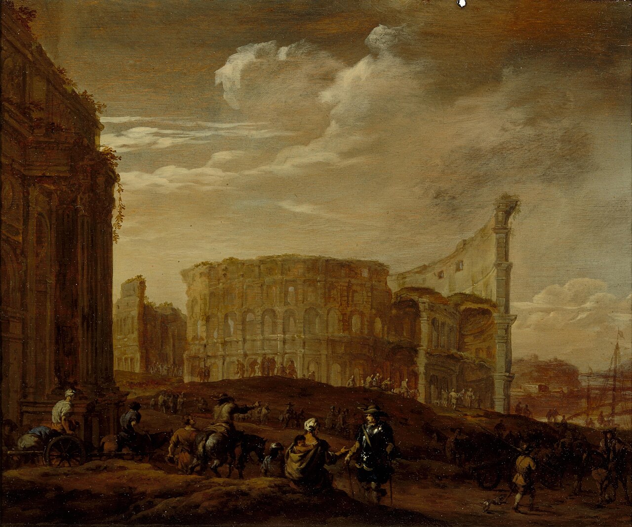the Colosseum at Rome by Jacob van der Ulft
