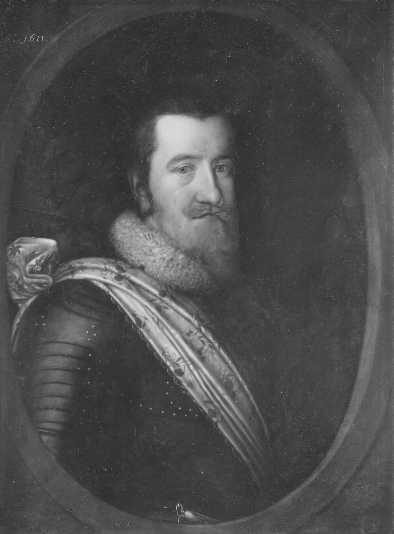 Kristian IV, 1577-1648, kung av Danmark by Jacob van Doordt