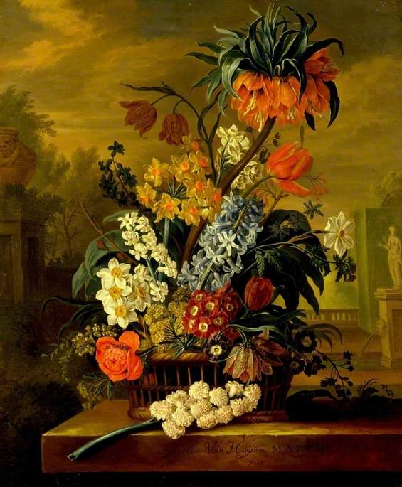 Twelve Months of Flowers: March by Jacob van Huysum