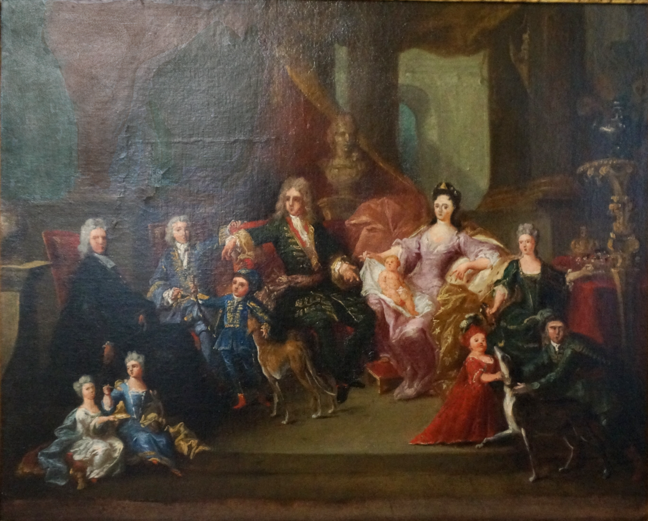 The Family of Léopold I of Lorraine by Jacob van Schuppen