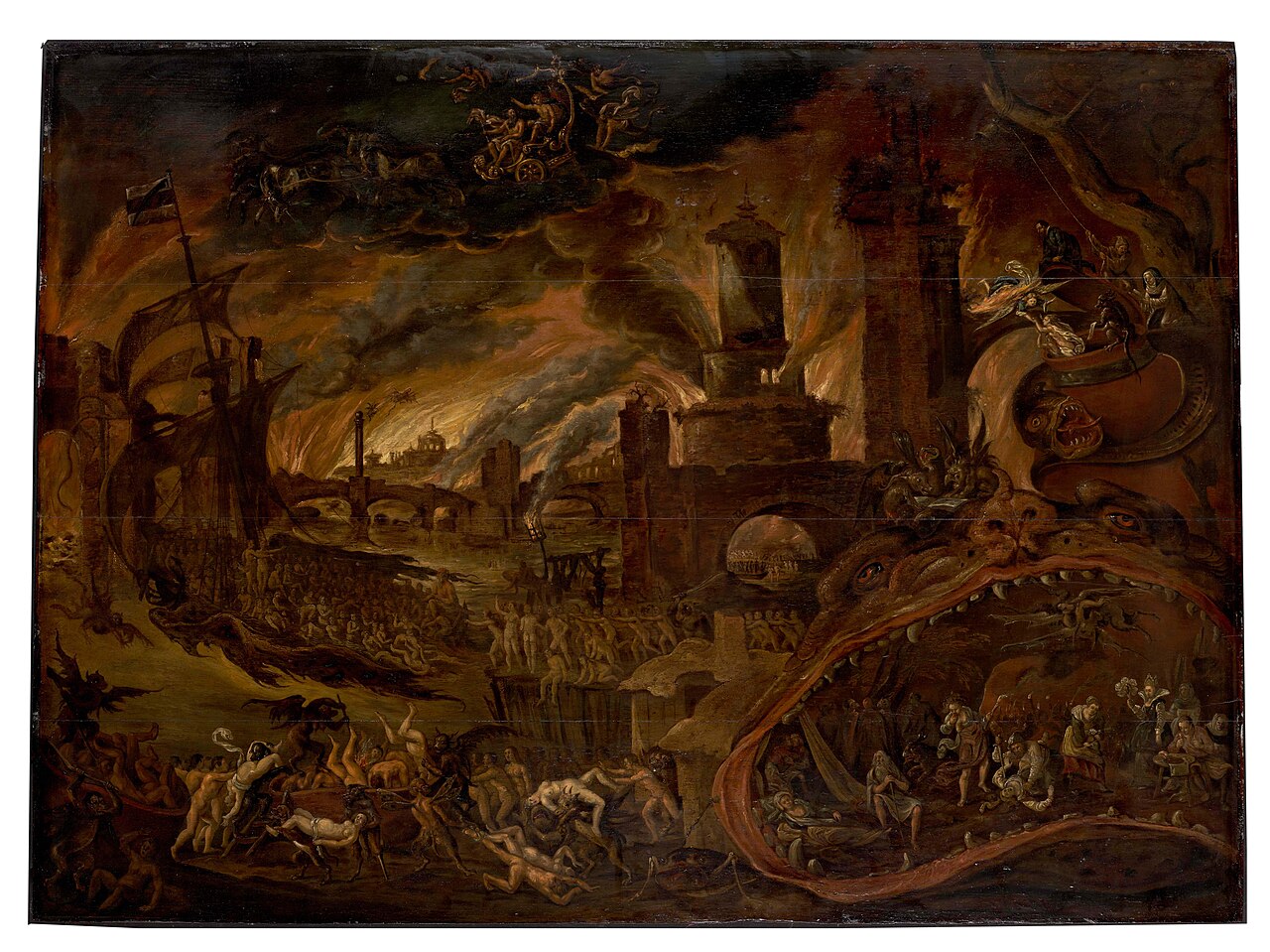 Charon's Ferry by Jacob van Swanenburgh