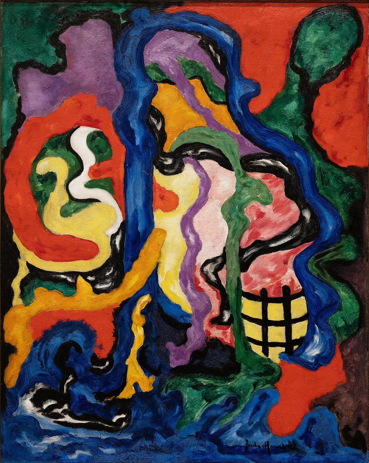 Composition No. 105 by Jacoba van Heemskerck